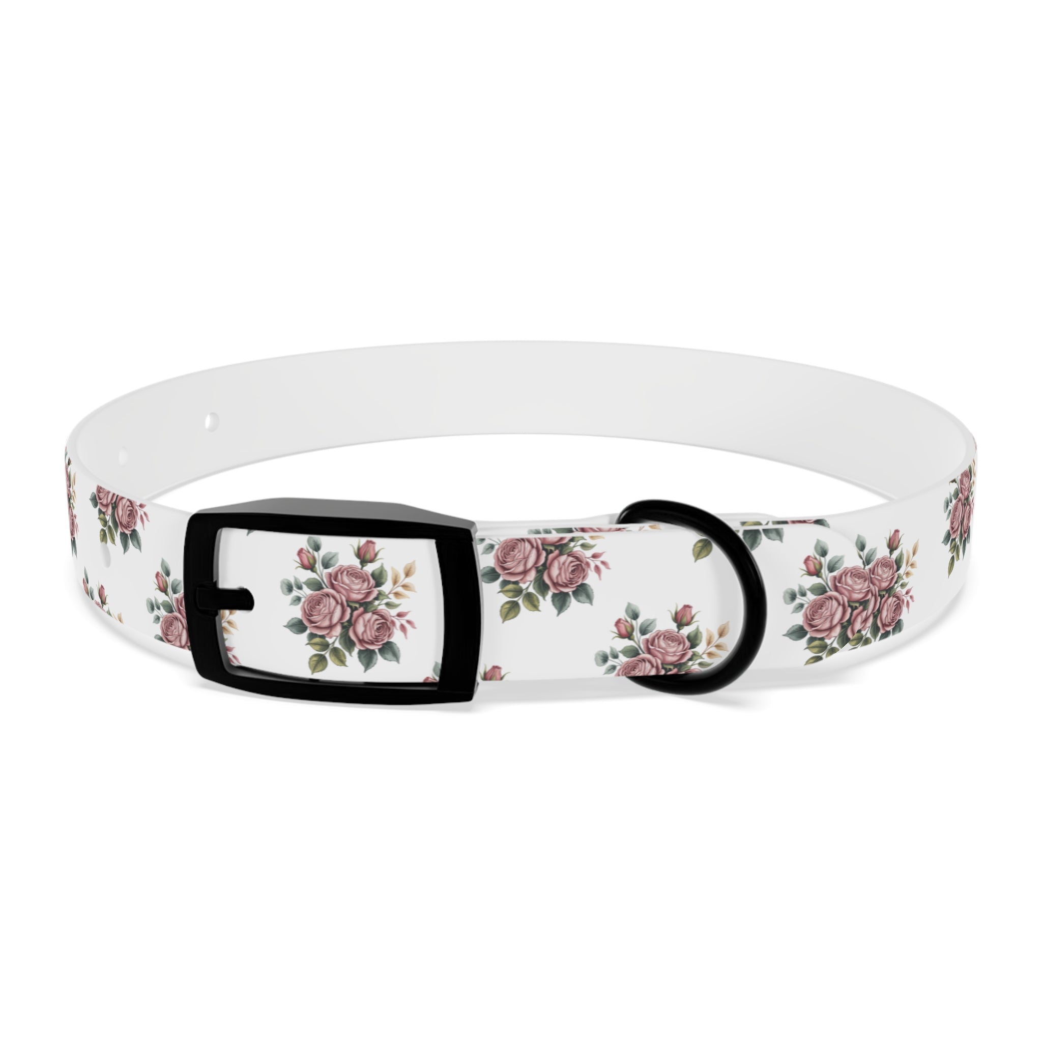 Floral Dog Collar, Chic Pet Accessory for Dog Lovers, Adjustable Dog Collar, Spring Summer Dog Fashion, Cute Dog Gift