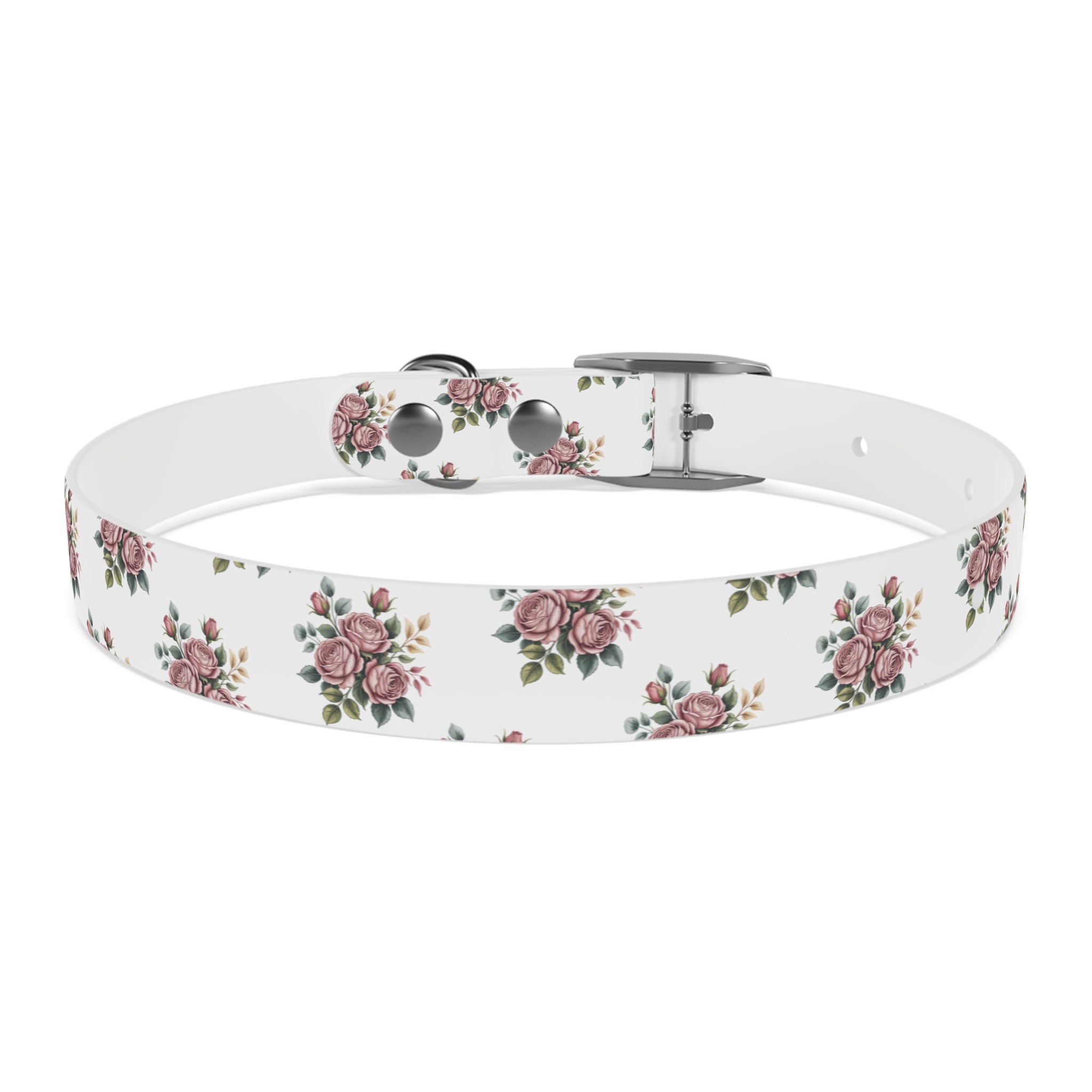 Floral Dog Collar, Chic Pet Accessory for Dog Lovers, Adjustable Dog Collar, Spring Summer Dog Fashion, Cute Dog Gift