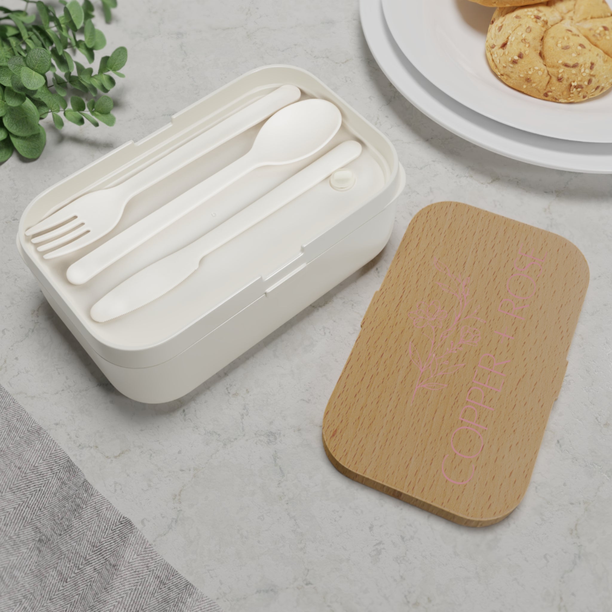 Stylish Bento Lunch Box, Eco-Friendly Lunch Container, Meal Prep Box, Perfect for Work, School, Picnic, Gift Idea