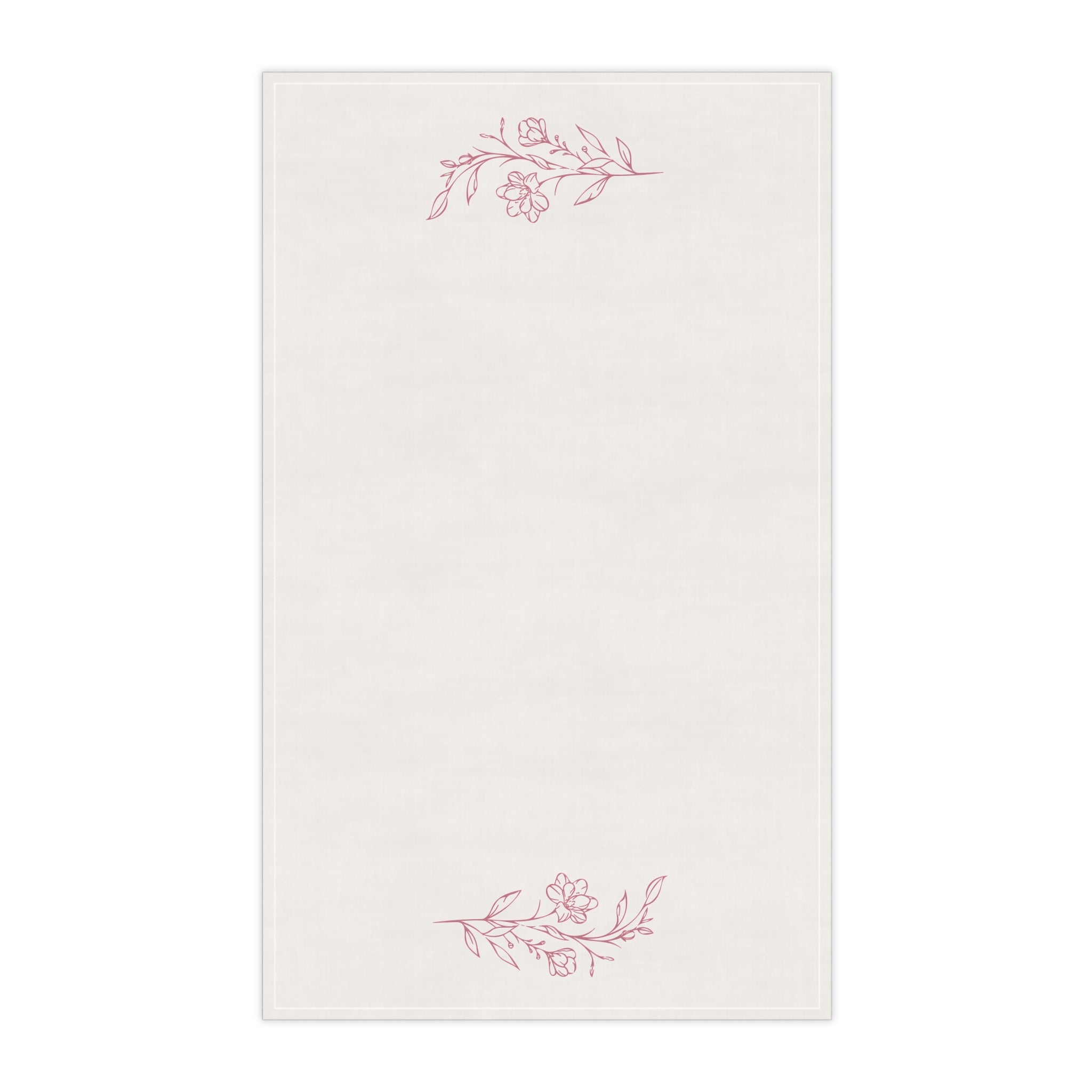 Chic Floral Cotton Tea Towels - Country Kitchen Decor, Gift for Home Cooks, Mothers Day, Rustic Kitchen Accessories, Embroidered Dish Towels