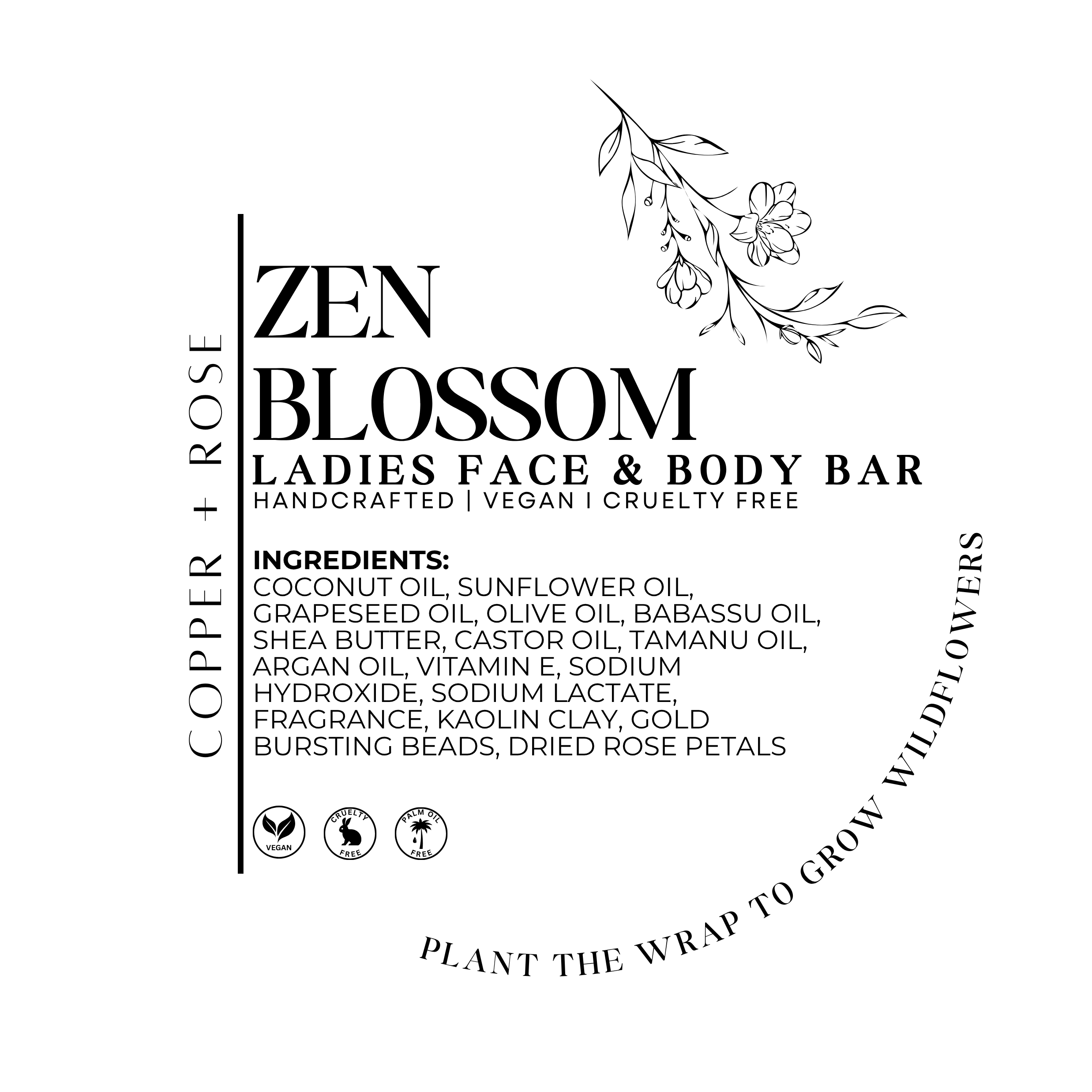 Zen Blossom Face and Body Bar
