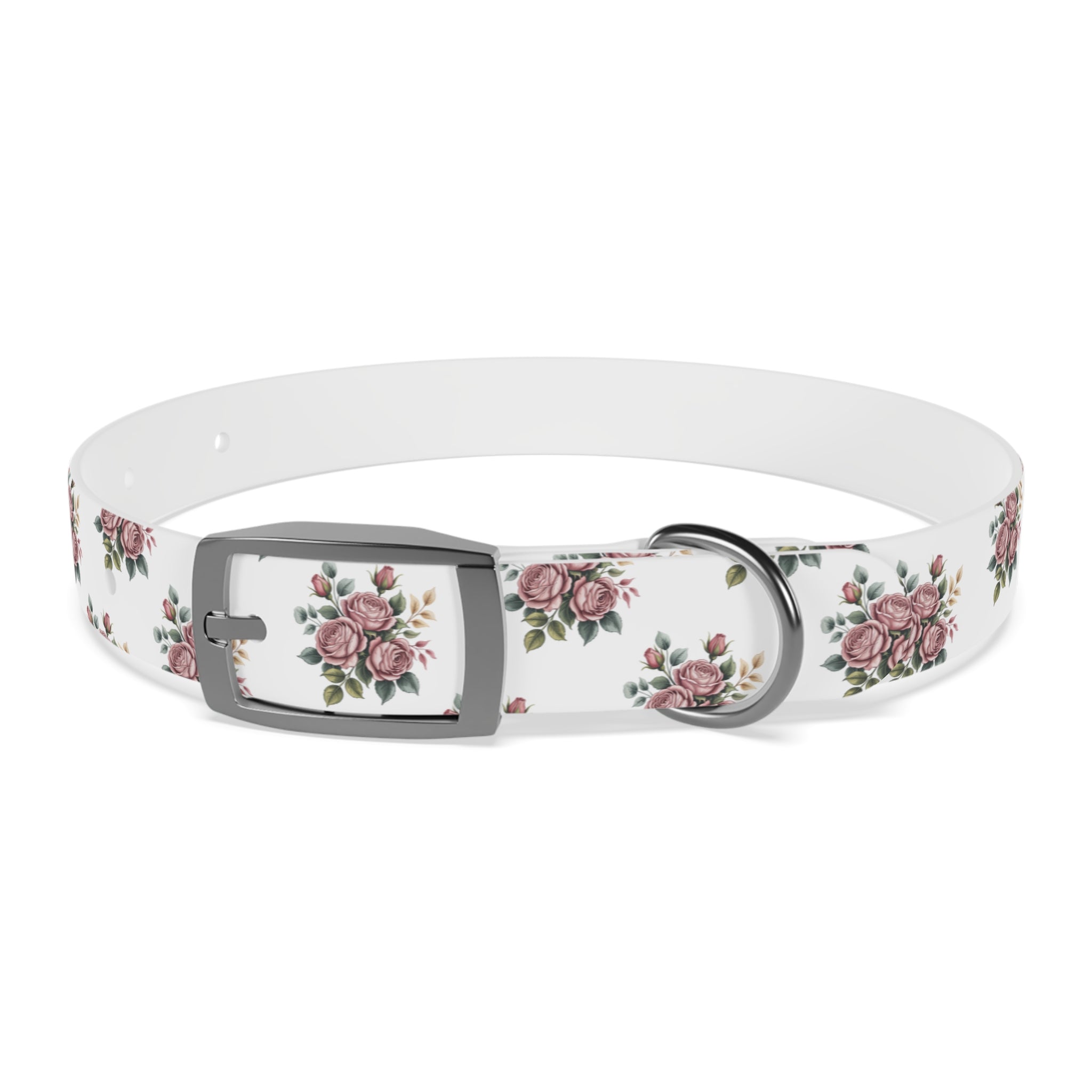 Floral Dog Collar, Chic Pet Accessory for Dog Lovers, Adjustable Dog Collar, Spring Summer Dog Fashion, Cute Dog Gift