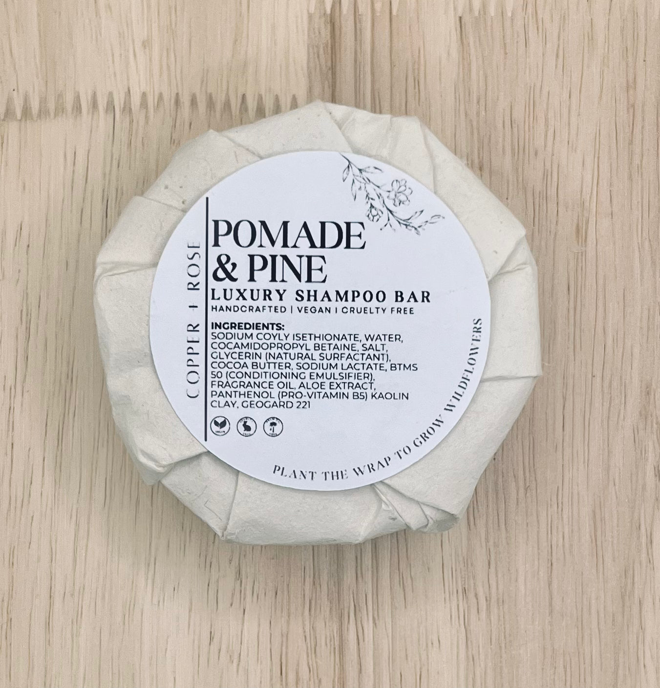 Pomade & Pine - Shampoo Bar