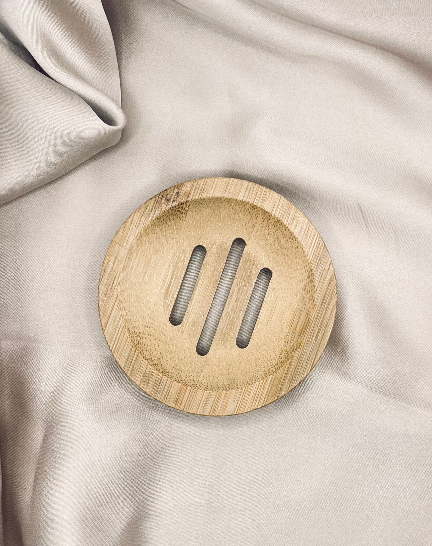 Soap Tray - Round Wood