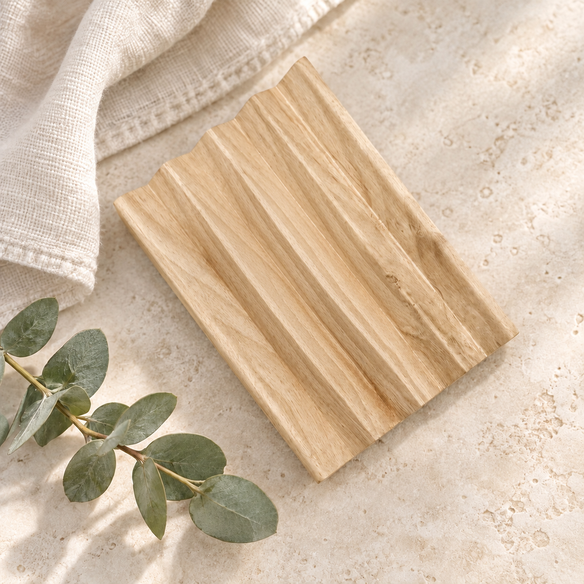 Soap Tray - Rectangle Wood